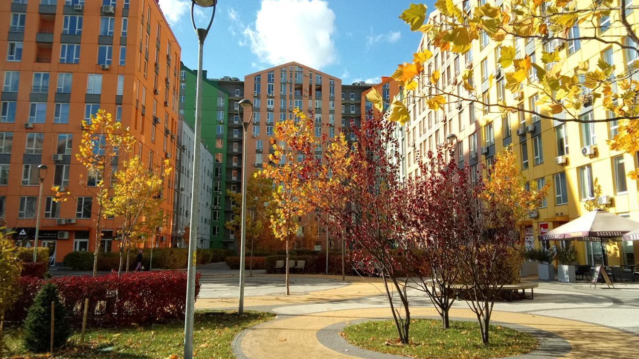 Positive Smile Studio Apartment In The Colorful Comfort Town Residental Complex. Kt-06. Kyiv Exterior foto