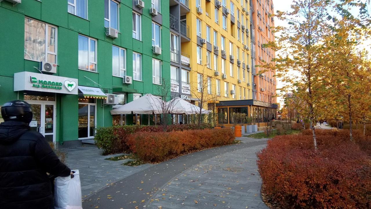 Positive Smile Studio Apartment In The Colorful Comfort Town Residental Complex. Kt-06. Kyiv Exterior foto